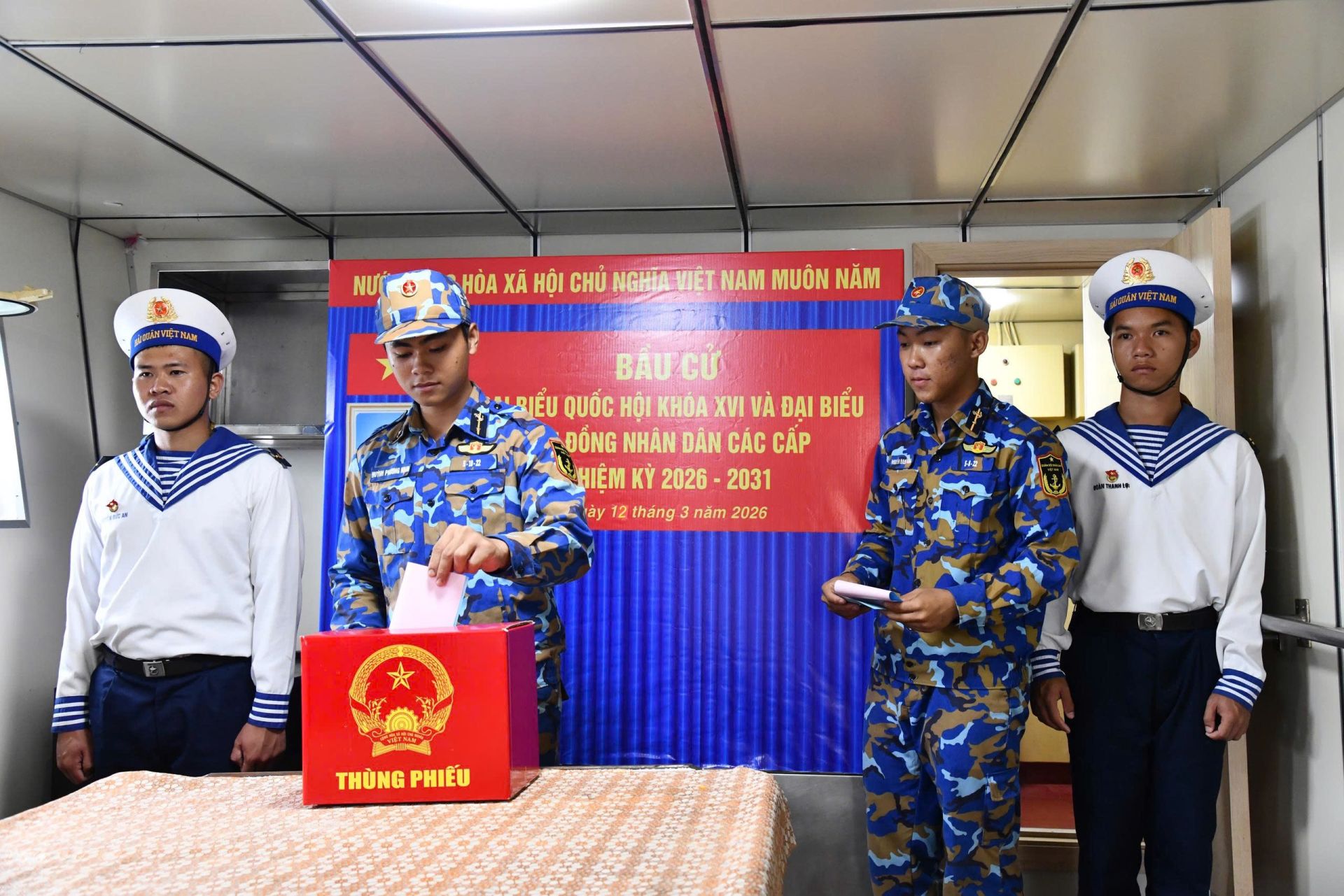 Bầu cử sớm ở Lữ đoàn 127, Vùng 5 Hải quân