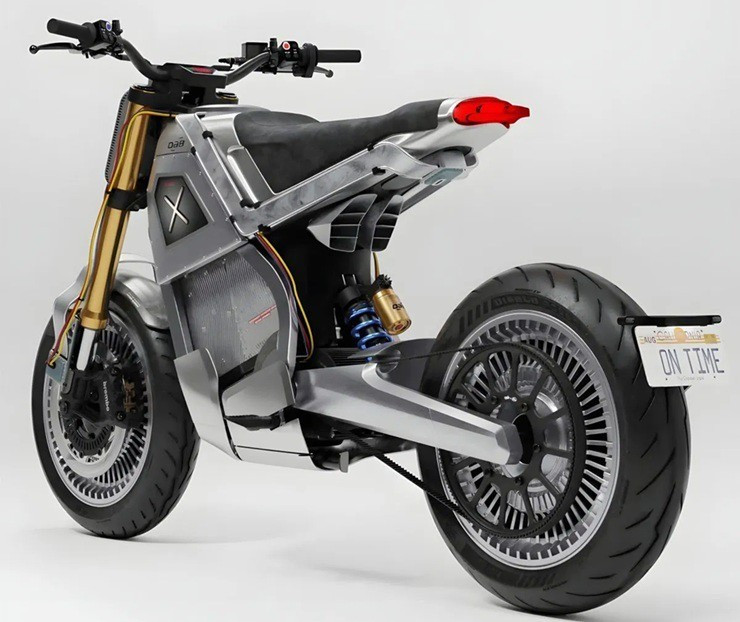 Mô tô điện DAB 1 phong cách supermoto, giá 305 triệu đồng