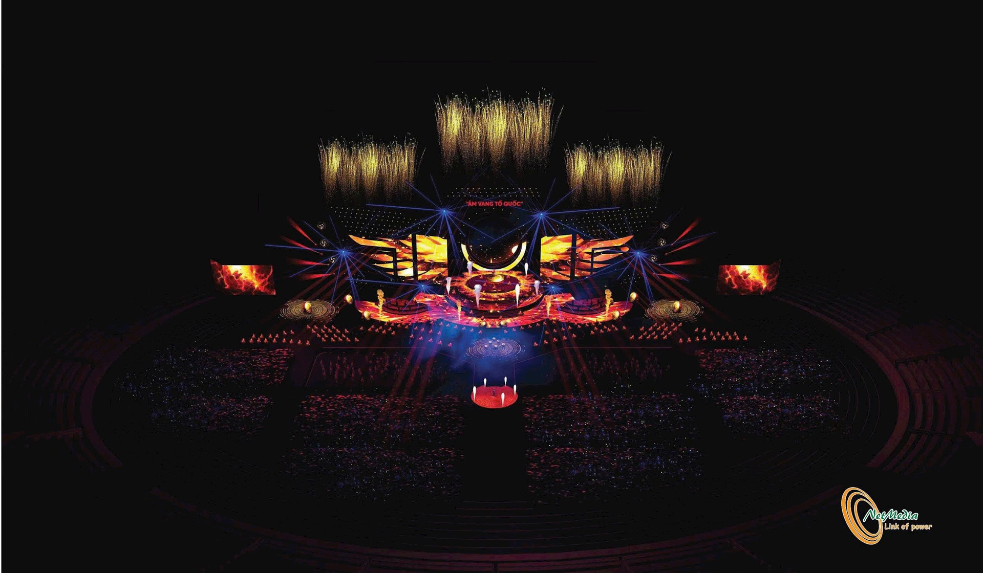 Chương trình nghệ thuật "Âm vang Tổ quốc": Sân khấu thực cảnh quy mô lớn