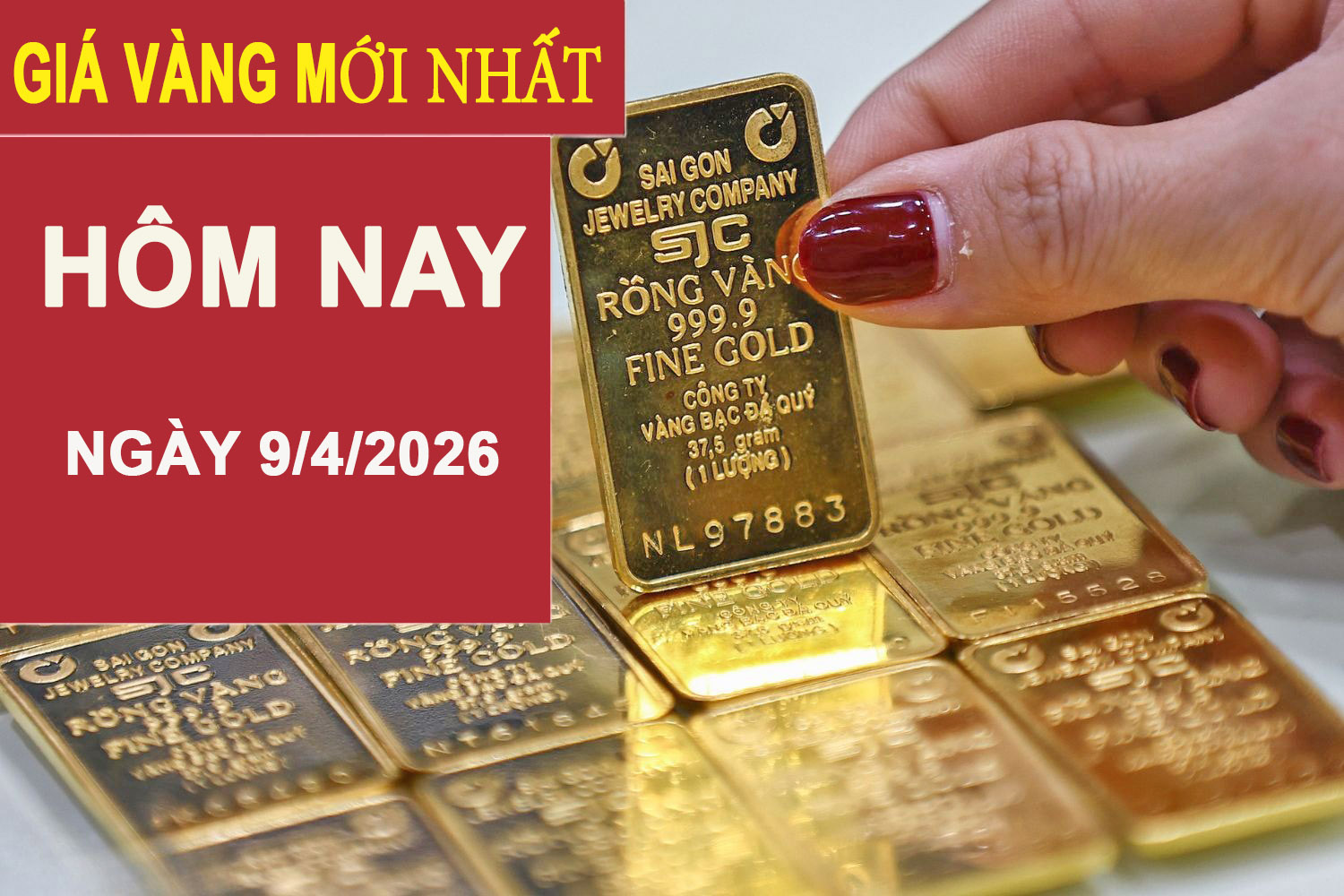 Giá vàng hôm nay 9/4: Trong nước tăng vọt, thế giới phục hồi