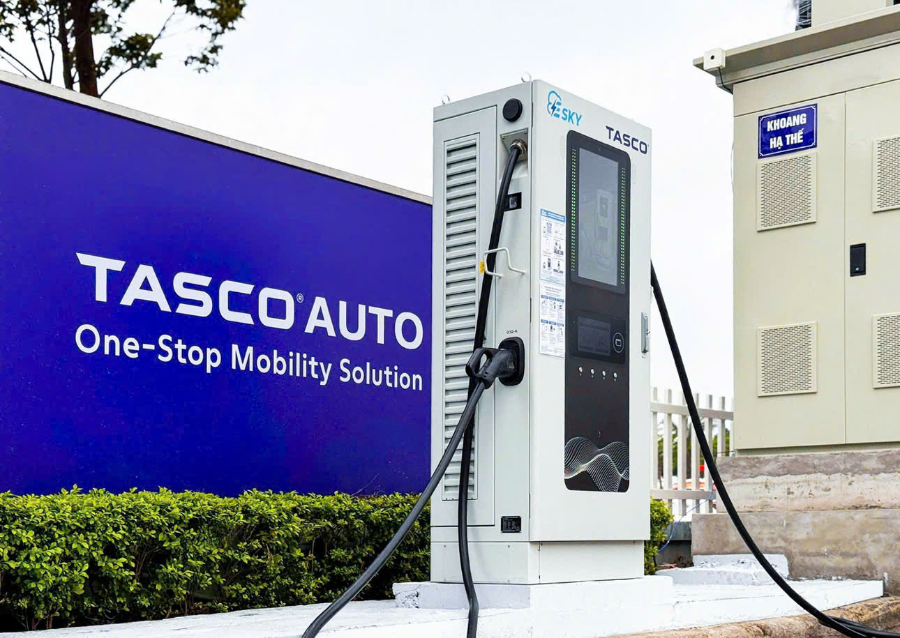 Trụ sạc nhanh DC của Tasco Auto. (Ảnh: Tasco Auto)