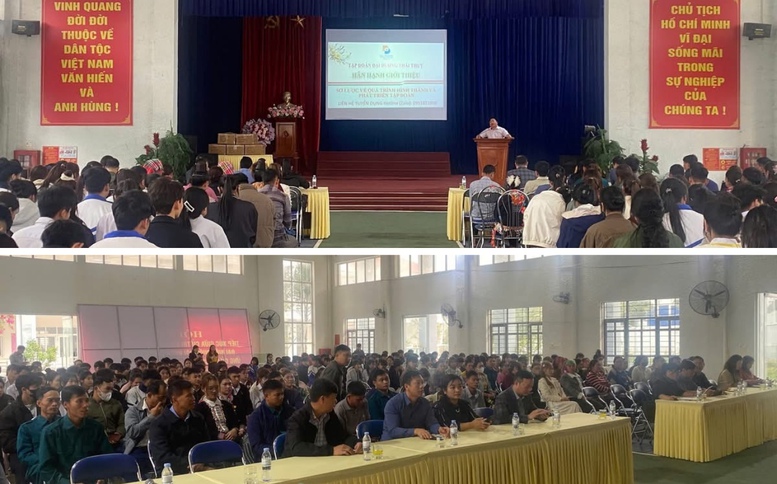 Hội nghị tư vấn, tuyển dụng lao động tại x&atilde; Mường Than, tỉnh Lai Ch&acirc;u - Ảnh: Mường Than