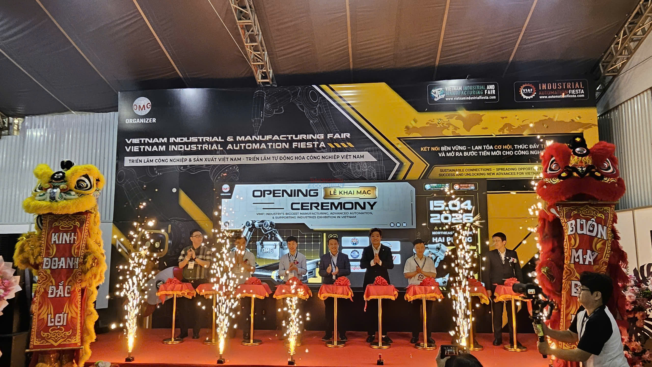 Gần 300 gian hàng tại Triển lãm Công nghiệp và Sản xuất vàTriển lãm Tự động hóa Công nghiệp Việt Nam 2026