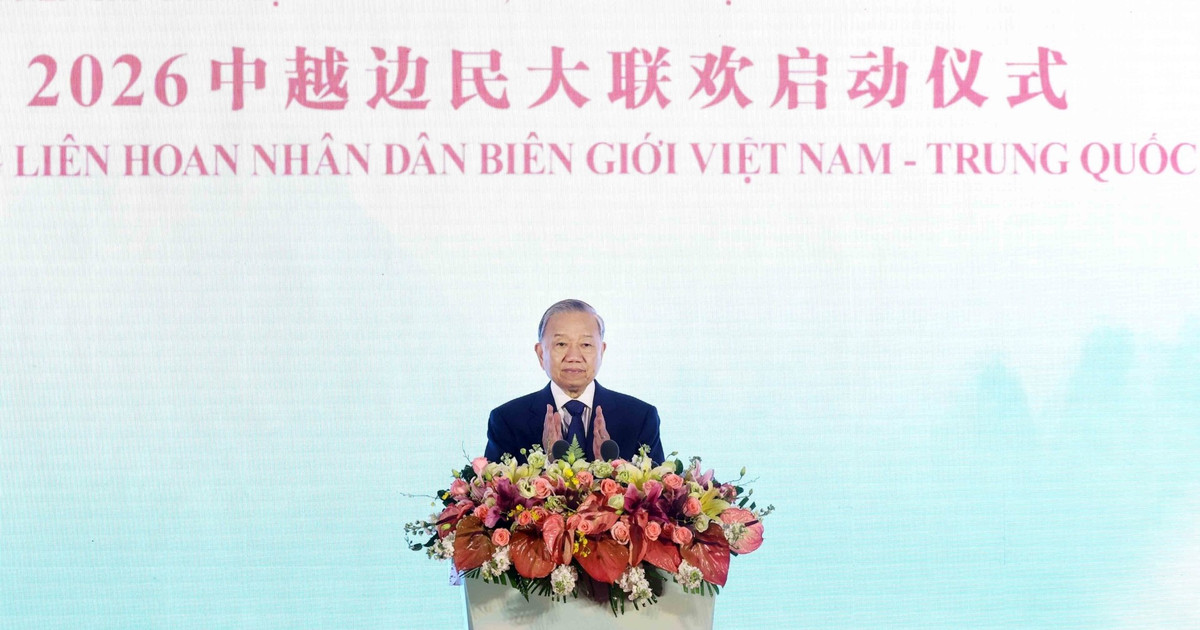 Tổng Bí thư, Chủ tịch nước Tô Lâm dự Liên hoan nhân dân biên giới Việt Nam - Trung Quốc năm 2026