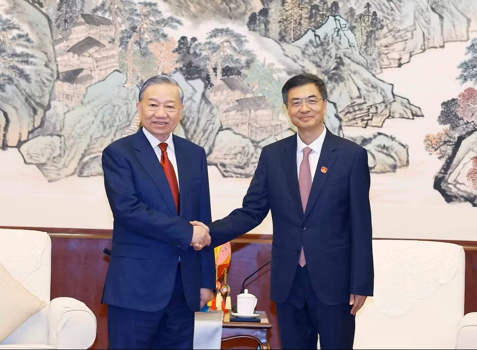 Tổng Bí thư, Chủ tịch nước Tô Lâm làm việc với lãnh đạo Quảng Tây