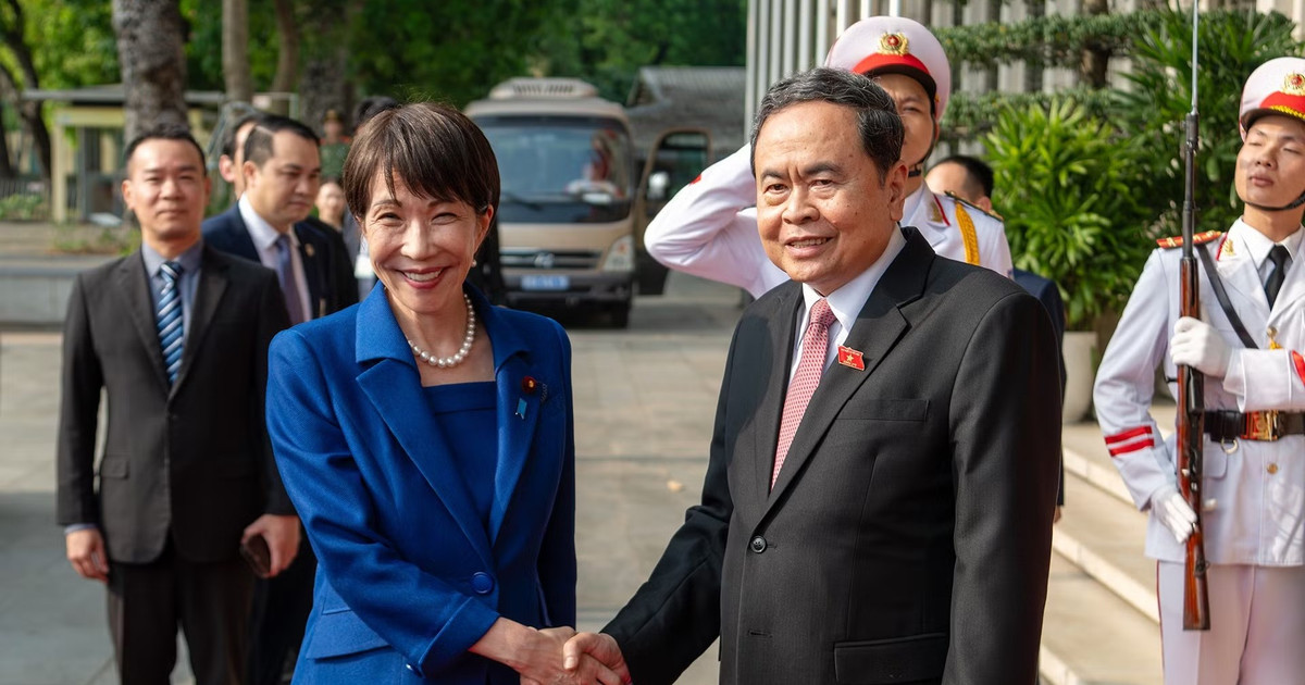 Chủ tịch Quốc hội Trần Thanh Mẫn hội kiến Thủ tướng Nhật Bản Takaichi Sanae