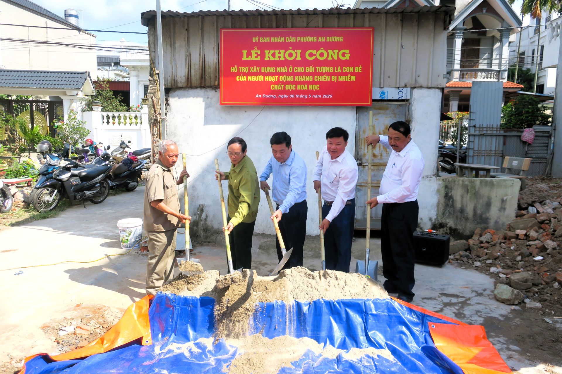 Hải Phòng: Hỗ trợ xây dựng nhà ở cho thân nhân người hoạt động kháng chiến bị nhiễm chất độc hóa học
