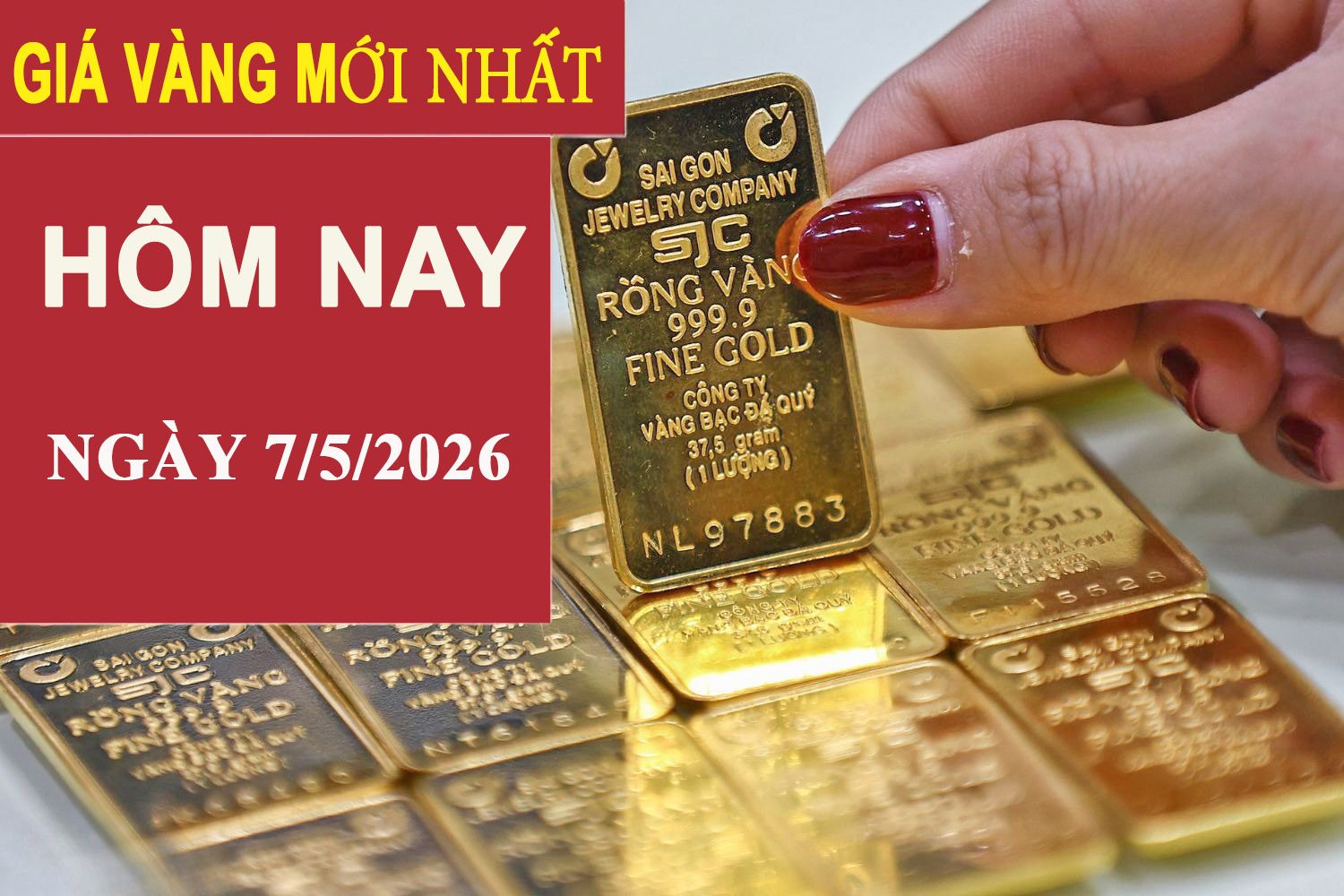 Giá vàng hôm nay 7/5: Tăng mạnh trở lại sau phiên giảm sâu