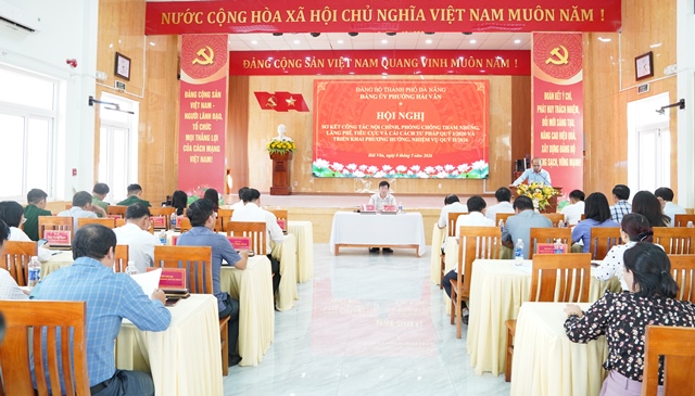 Đà Nẵng: Phường Hải Vân tăng cường phòng chống tham nhũng, lãng phí, tiêu cực và cải cách tư pháp