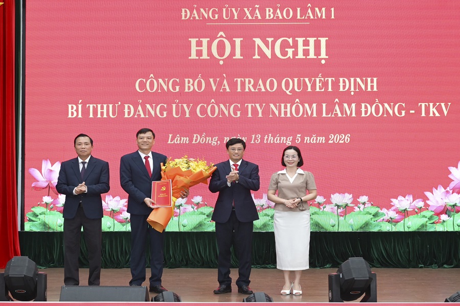Ông Nguyễn Đức Thái giữ chức Giám đốc và Bí thư Đảng ủy Công ty Nhôm Lâm Đồng - TKV