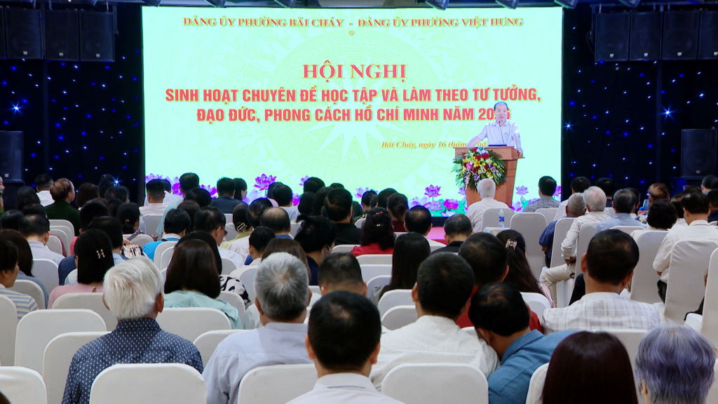 Quảng Ninh: Hội nghị sinh hoạt chuyên đề Học tập và làm theo tư tưởng, đạo đức, phong cách Hồ Chí Minh