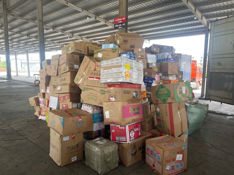 Tang vật bị lực lượng hải quan bắt giữ