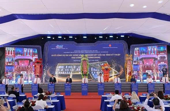 Tổng Công ty Phát triển Đô thị Kinh Bắc khởi công dự án khu công nghiệp trị giá hơn 1.755 tỷ đồng