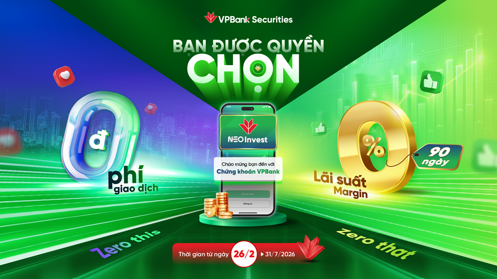 Đón sinh nhật 4 tuổi, VPBankS “chơi lớn” với loạt ưu đãi hỗ trợ nhà đầu tư