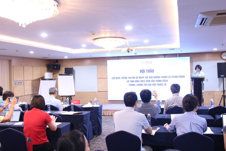 Hội thảo cập nhật t&igrave;nh h&igrave;nh thực hiện c&aacute;c ch&iacute;nh s&aacute;ch ph&ograve;ng chống thuốc l&aacute; - Ảnh: VGP