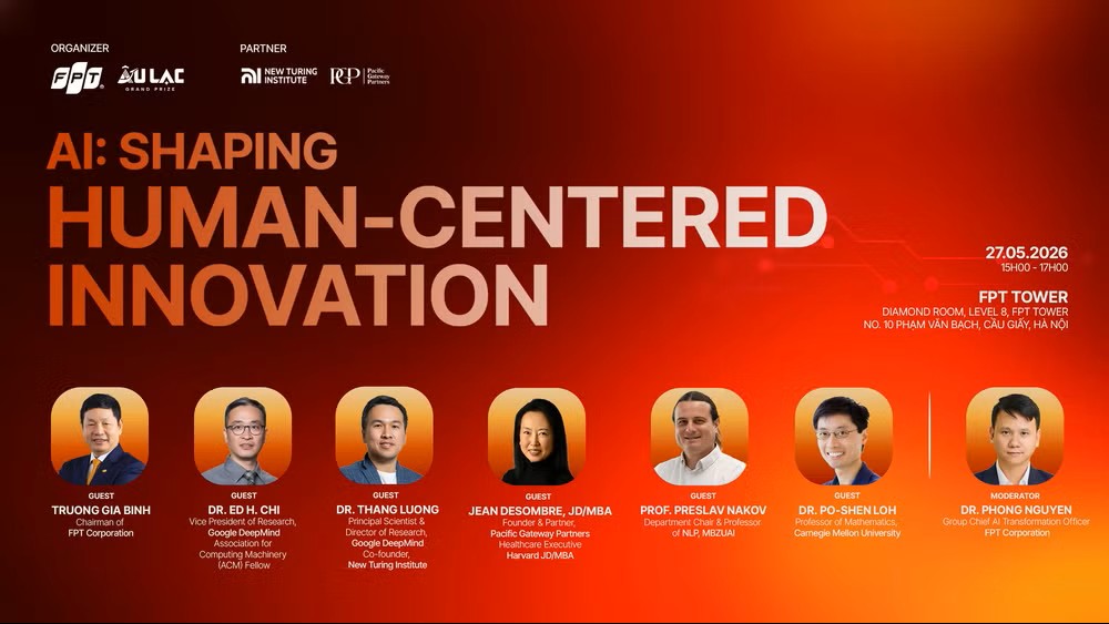 GStar Summit 2026 quy tụ loạt chuyên gia AI hàng đầu thế giới tại Việt Nam