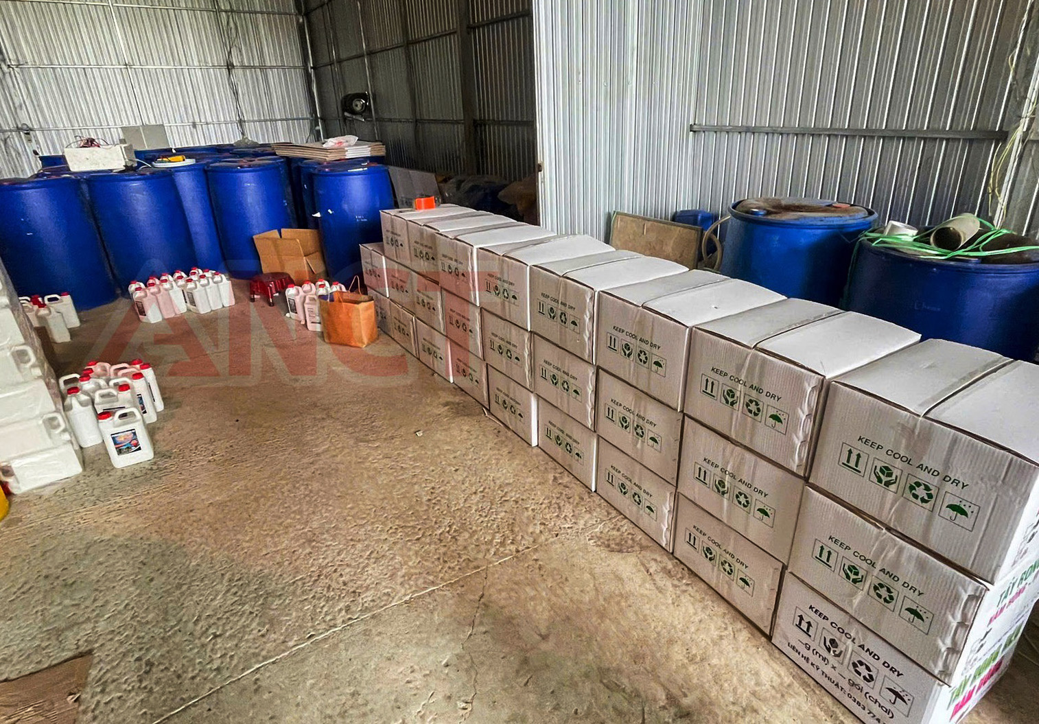 Cần Thơ: Công an phát hiện cơ sở sản xuất, kinh doanh phân bón trái pháp luật