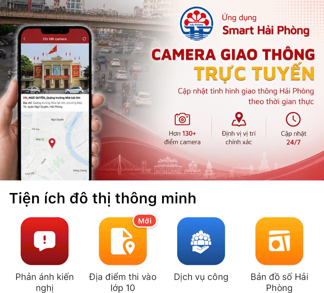 Tra cứu địa điểm thi - kỳ thi tuyển sinh vào lớp 10 THPT trên ứng dụng Smart Hải Phòng