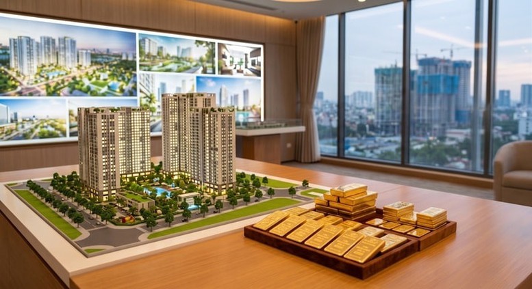 NHNN lưu ý chương trình giao dịch bất động sản bằng vàng