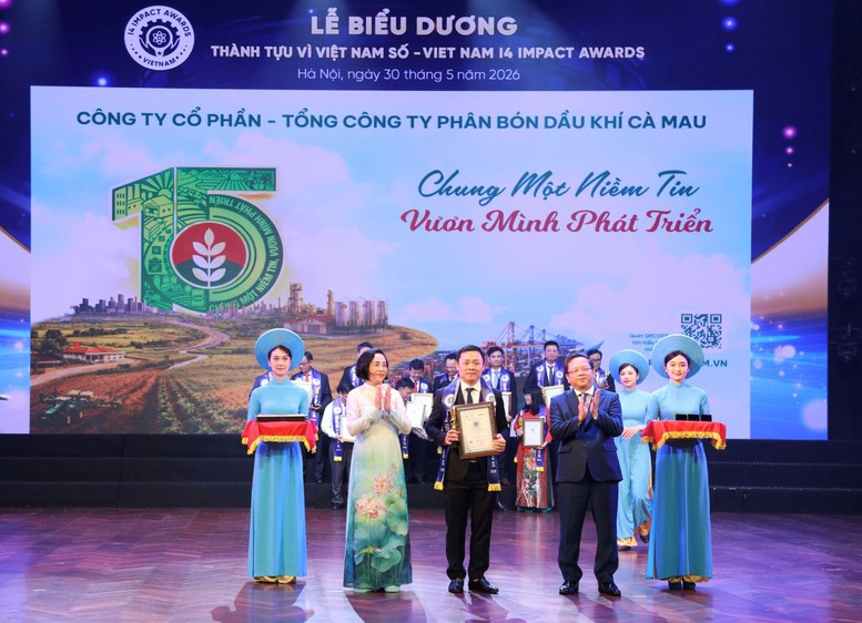PVCFC: Được được vinh danh ở 3 hạng mục tại Vietnam I4 Impact Awards 2026