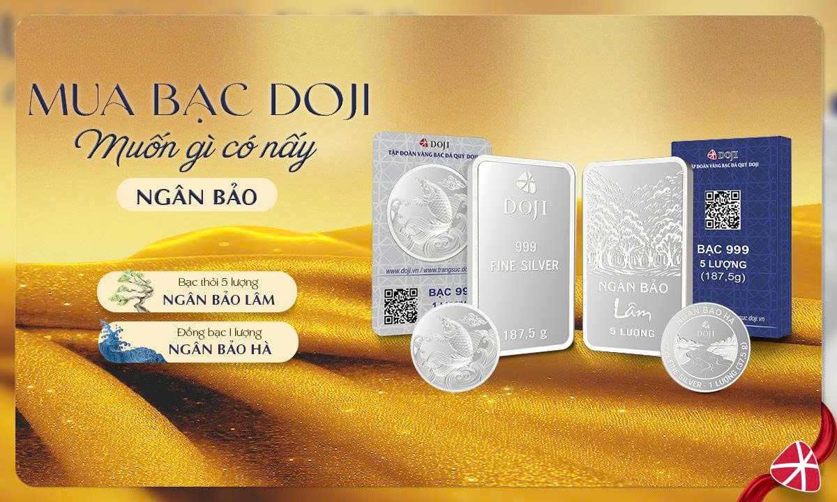 Lợi thế của DOJI khi tham gia vào thị trường bạc đang rất hấp dẫn nhà đầu tư