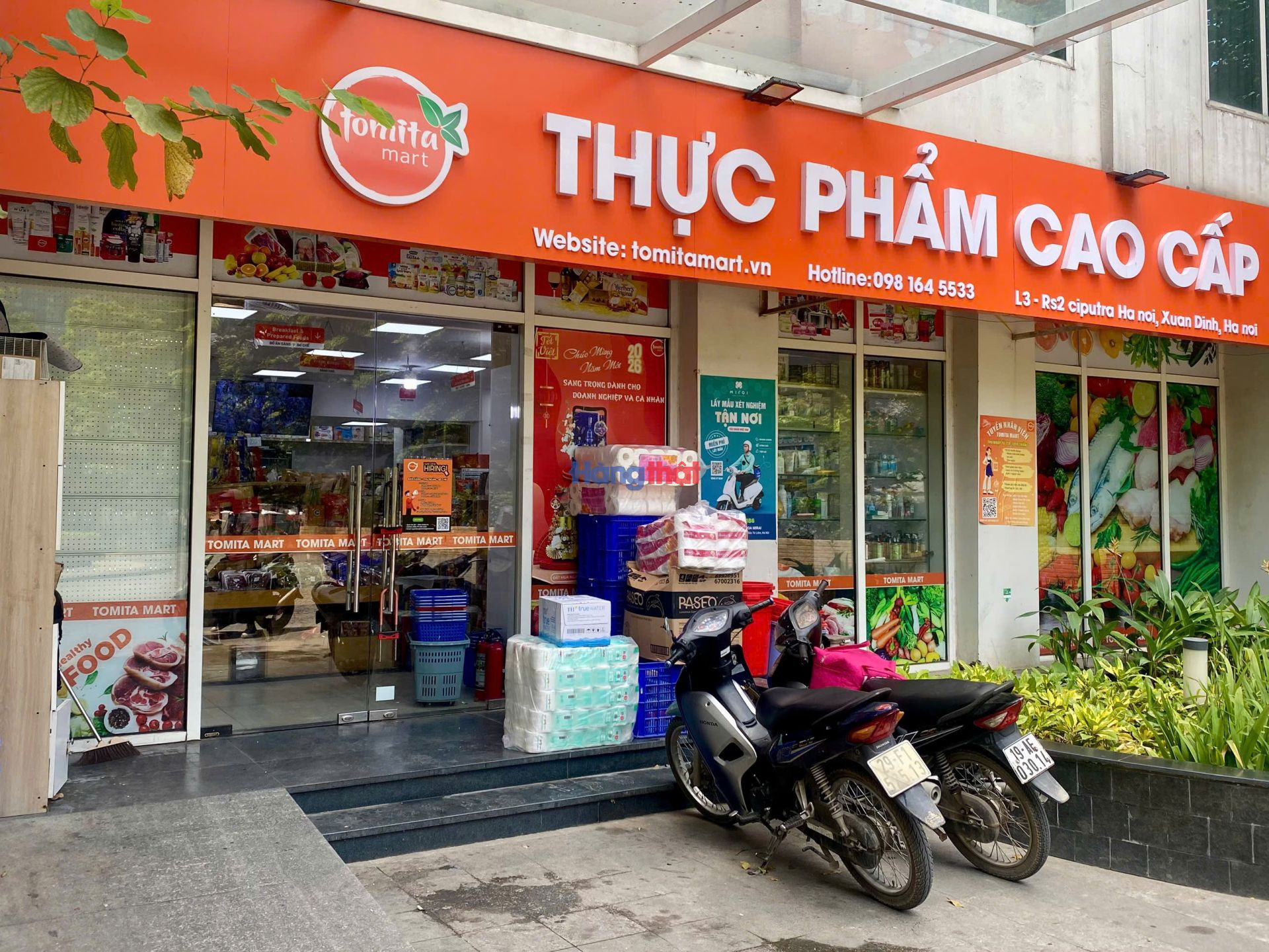 Cửa h&agrave;ng Tomita Mart tại L3 &ndash; Rs2 Ciputra, phường Xu&acirc;n Đỉnh, quận T&acirc;y Hồ, H&agrave; Nội