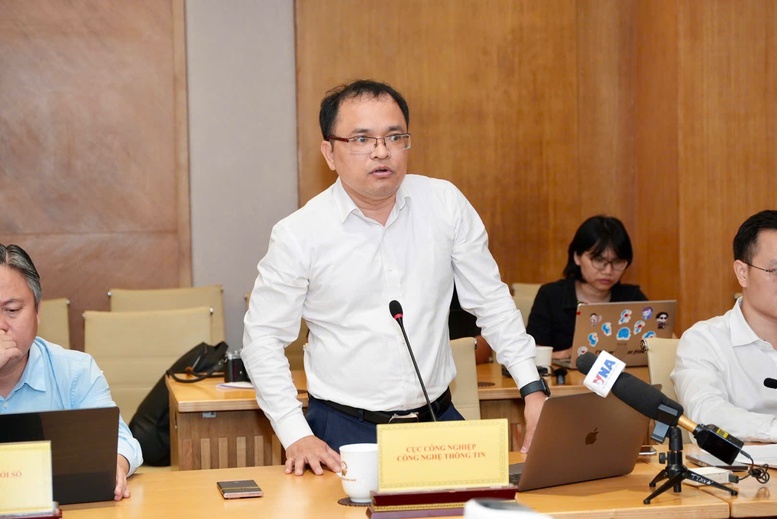 &Ocirc;ng Trần Anh T&uacute;, Ph&oacute; Cục trưởng Cục C&ocirc;ng nghiệp C&ocirc;ng nghệ th&ocirc;ng tin (Bộ KH&CN) - Ảnh: VGP/TG