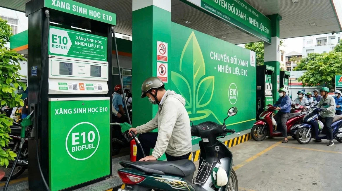 Từ 15h ngày 18/6, giá xăng E10 tối đa 20.753 đồng/lít
