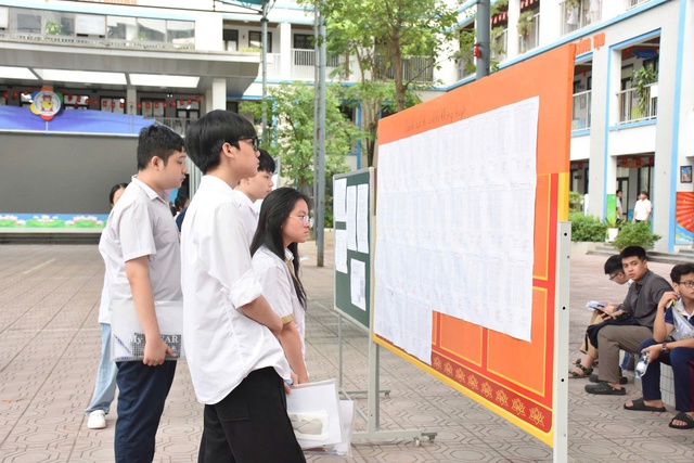 Hà Nội công bố điểm chuẩn vào lớp 10 các trường chuyên năm học 2026-2027