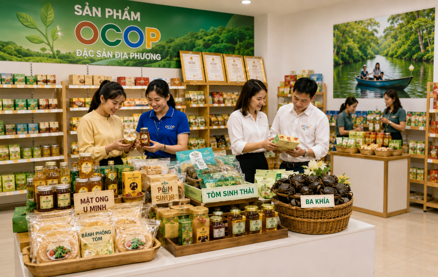 Cà Mau: Mở rộng kênh tiêu thụ, đưa sản phẩm OCOP vươn xa