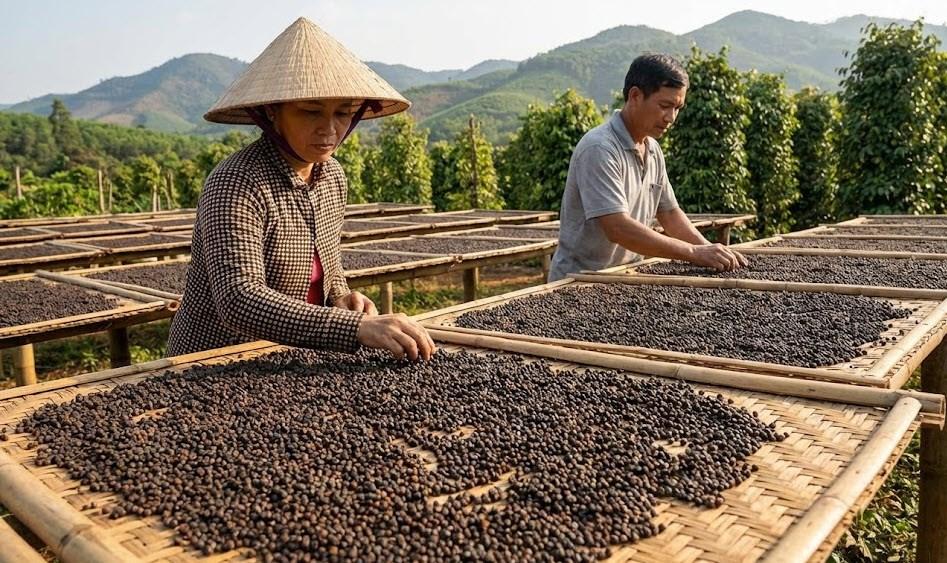 Giá tiêu hôm nay 28/6: Xuất khẩu giữ đà tăng, giá trong nước ổn định