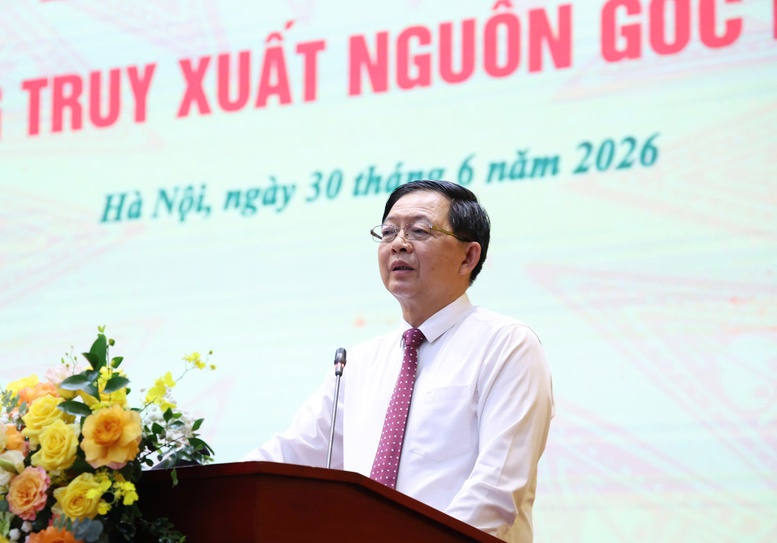 Ph&oacute; Thủ tướng Hồ Quốc Dũng đ&aacute;nh gi&aacute; cao, biểu dương Bộ NN&MT đ&atilde; nỗ lực để x&acirc;y dựng v&agrave; đưa v&agrave;o vận h&agrave;nh Hệ thống truy xuất nguồn gốc n&ocirc;ng, l&acirc;m, thủy sản - Ảnh: VGP/Gia Huy