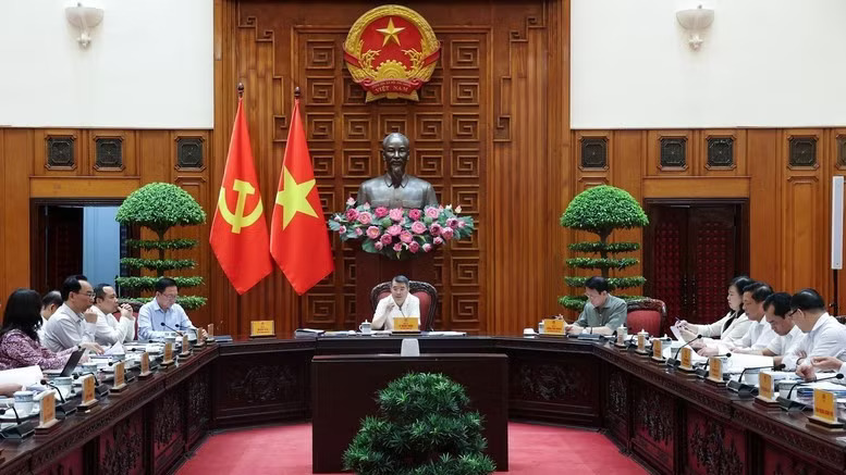 Quang cảnh cuộc họp. (Ảnh: VGP/Nhật Bắc)