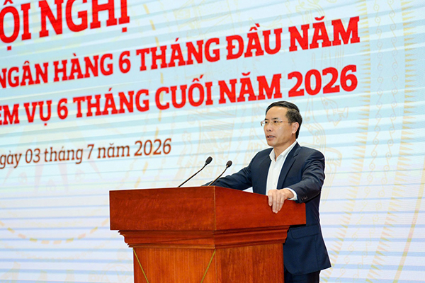 Thống đốc NHNN Phạm Đức Ấn ph&aacute;t biểu khai mạc Hội nghị (Ảnh: vbsp.org.vn)