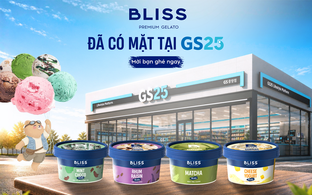 BLISS vào GS25: Thêm “điểm chạm” mới với khách hàng trẻ