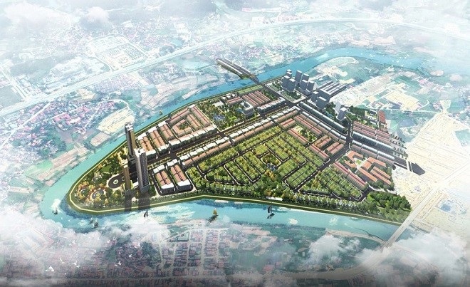Ảnh phối cảnh dự &aacute;n Khu đ&ocirc; thị mới Mai Pha