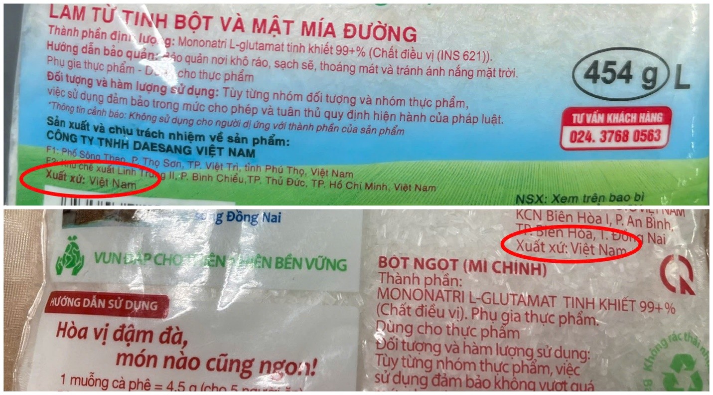 Minh bạch nguồn gốc mì chính - Bảo vệ quyền lợi người tiêu dùng