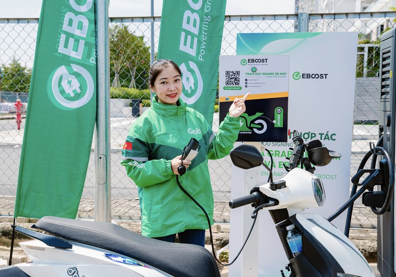 Grab đầu tư phát triển hạ tầng trạm sạc xe điện