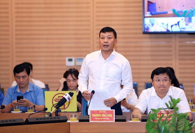 &Ocirc;ng Trương Hải Long, Ph&oacute; Gi&aacute;m đốc Sở X&acirc;y dựng H&agrave; Nội. Ảnh: VGP/Minh Anh
