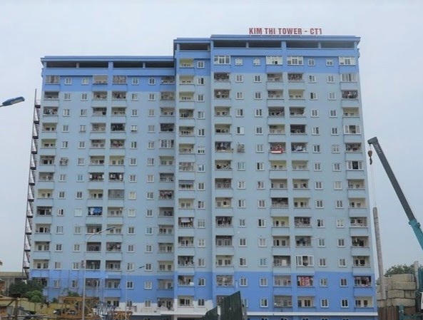 Một trong những c&ocirc;ng tr&igrave;nh nh&agrave; ở x&atilde; hội đầu ti&ecirc;n tại Nghệ An do C&ocirc;ng ty Cổ phần Địa ốc Kim Thi l&agrave;m chủ đầu tư. Ảnh: NA