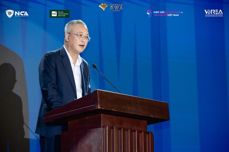 &Ocirc;ng B&ugrave;i Ho&agrave;ng Hải, Ph&oacute; Chủ tịch UBCKNN ph&aacute;t biểu tại Hội nghị - Ảnh: VGP