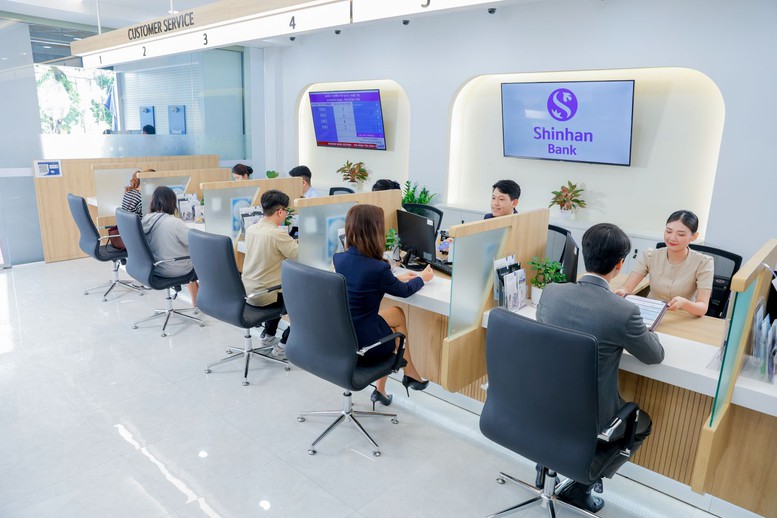 Chi nh&aacute;nh giao dịch của Ng&acirc;n h&agrave;ng Shinhan Việt Nam