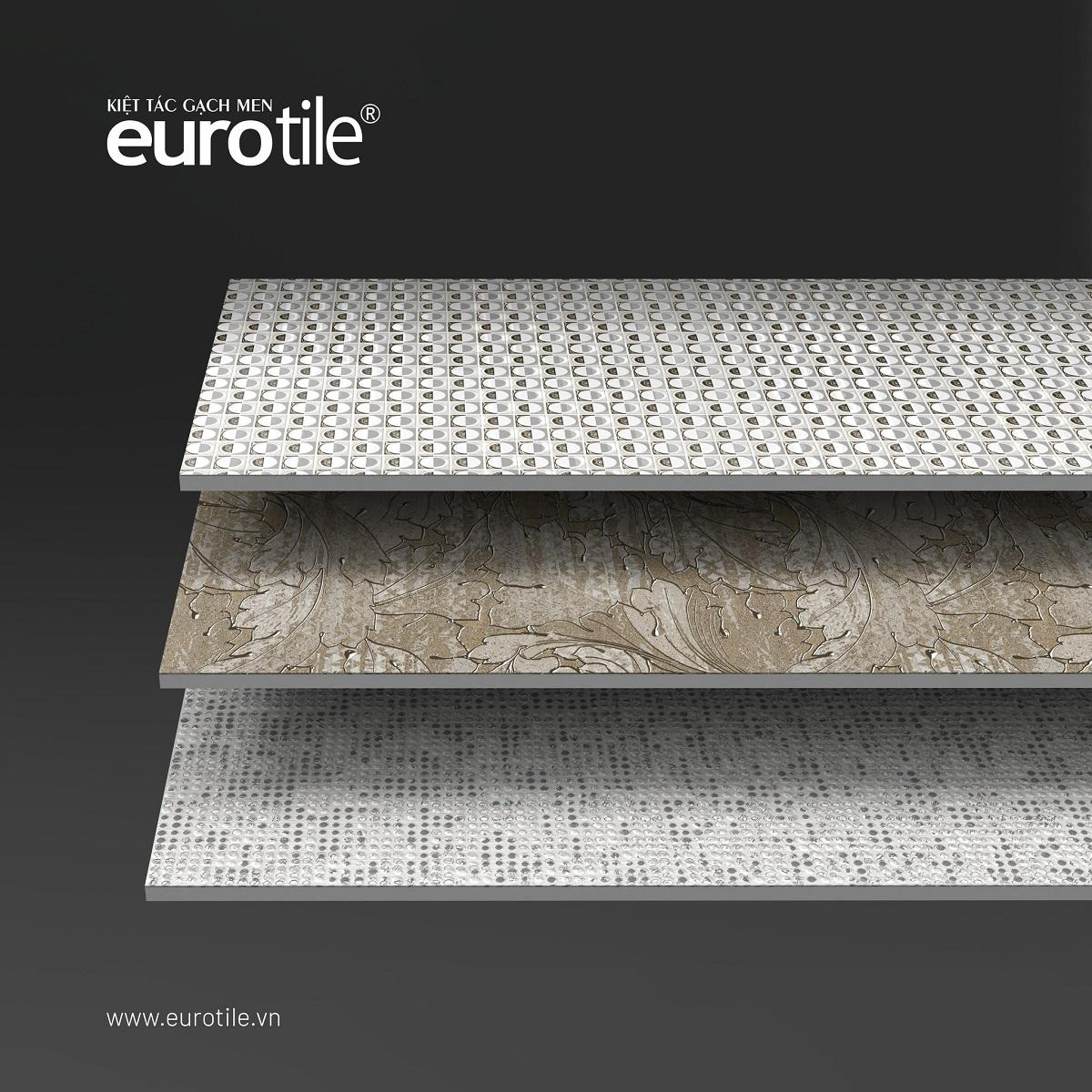Gạch trang trí Third Firing Eurotile: Nghệ thuật sắp đặt không gian sống