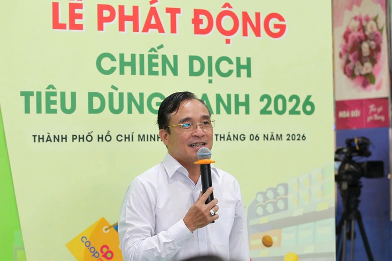 &Ocirc;ng Nguyễn Ngọc Thắng, Ph&oacute; Tổng Gi&aacute;m đốc Saigon Co.op cho biết, Saigon Co.op đang tiếp tục triển khai c&aacute;c chương tr&igrave;nh hướng đến thay đổi h&agrave;nh vi ti&ecirc;u d&ugrave;ng nhằm ưu ti&ecirc;n sản phẩm xanh v&agrave; lan tỏa lối sống bền vững trong cộng đồng - Ảnh: VGP/LT