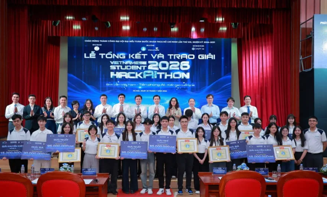 Tổng kết và trao giải cuộc thi Vietnamese Student HackAIthon 2026