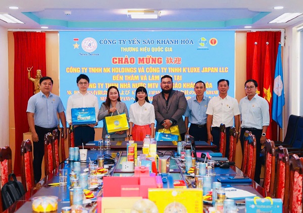 Công ty Yến sào Khánh Hòa hợp tác với các đối tác Nhật Bản