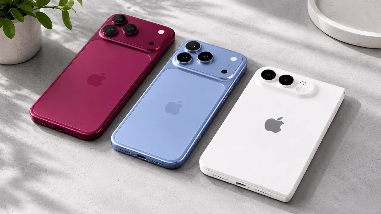 Ảnh ph&aacute;c hoạ iPhone 18 Pro Max, iPhone 18 Pro v&agrave; iPhone Ultra. (Ảnh minh hoạ: Digit)