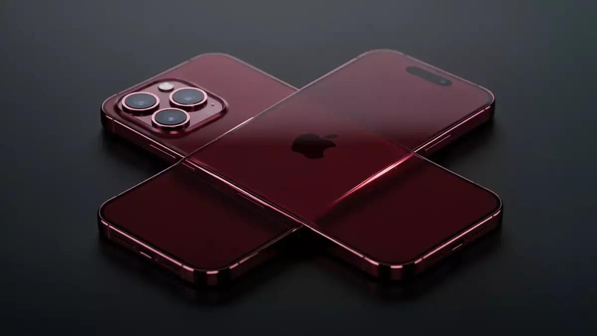 Concept iPhone 18 Pro với m&agrave;u Dark Cherry đang được nhiều nguồn tin nhắc đến. Ảnh: Internet