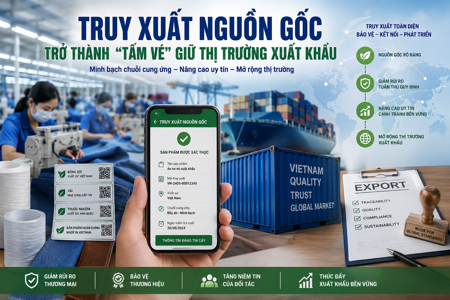 Hàng Việt muốn đi xa phải chứng minh được “hành trình” của sản phẩm