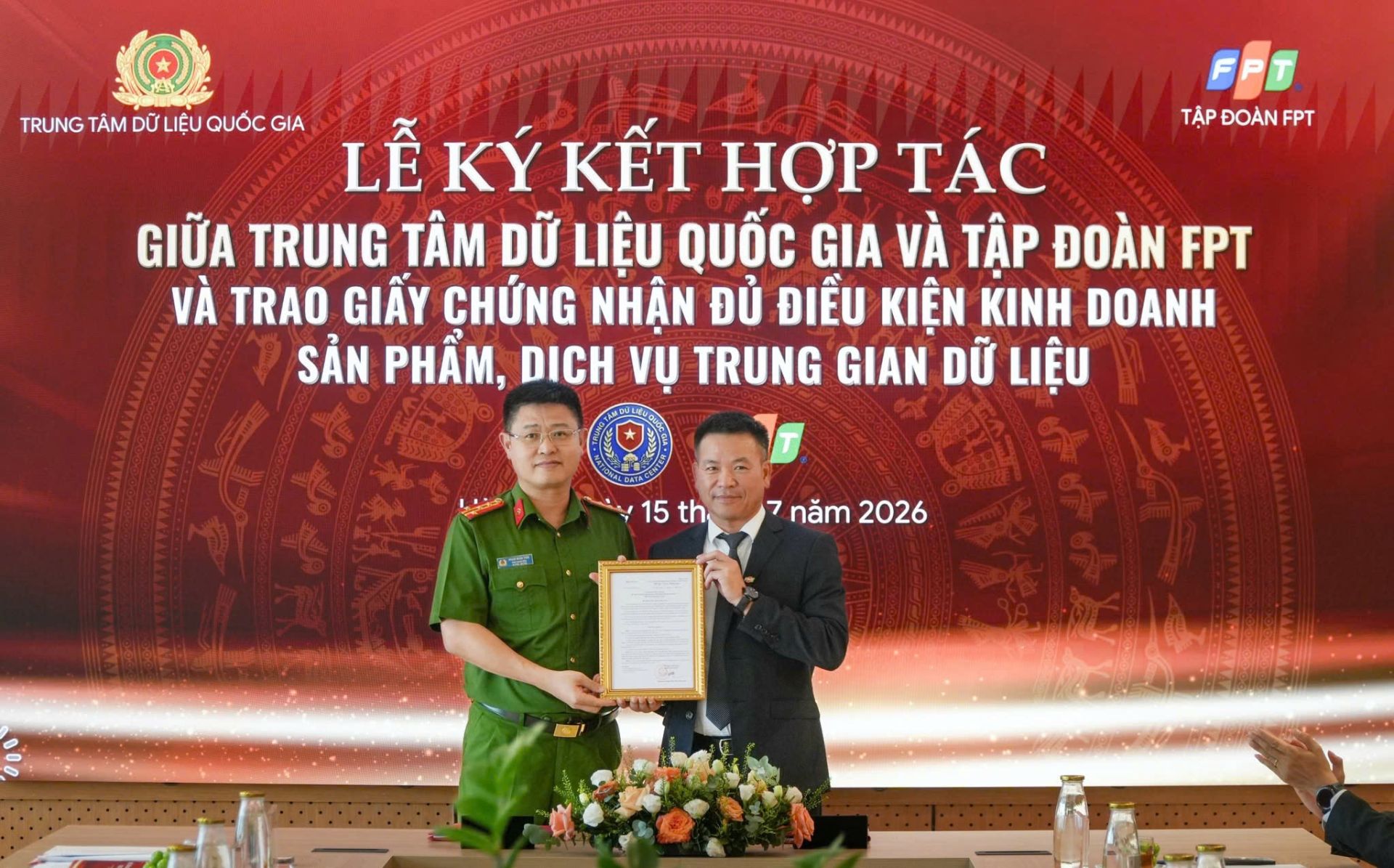 FPT hợp tác với Trung tâm Dữ liệu quốc gia, thúc đẩy thị trường dữ liệu cất cánh